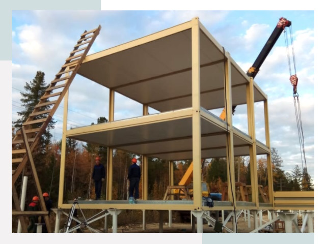 Строительство модульных здания Пушкин