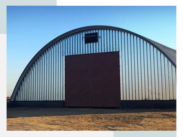 Арочные ангары в Пушкине