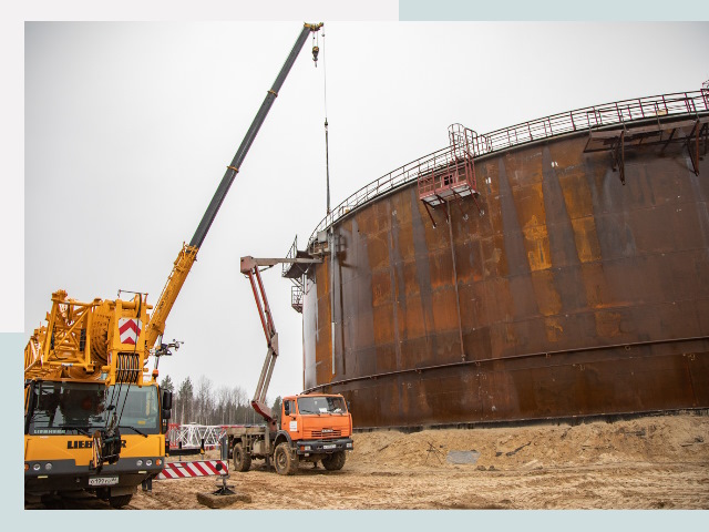 Монтаж резервуаров в Пушкине от 649 руб. за м³