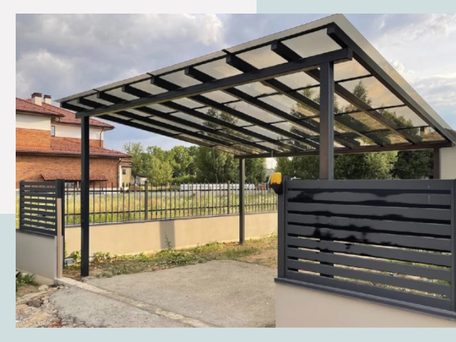 Металлические навесы в Пушкин от 649 руб. за м²