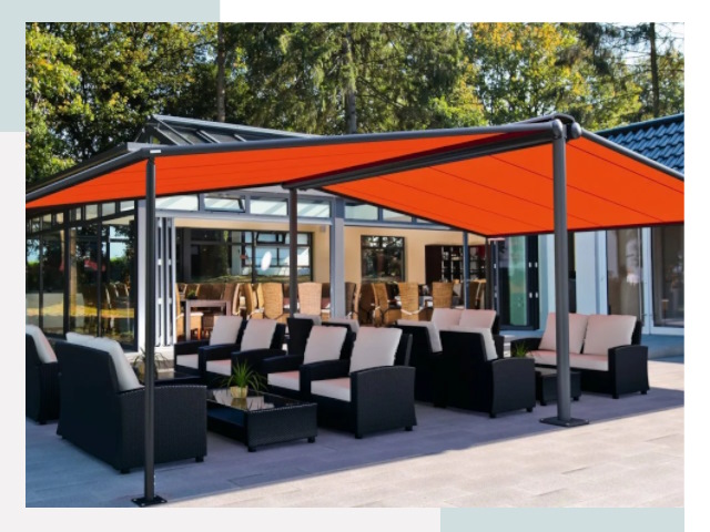 Навесы для кафе и ресторанов в Пушкине