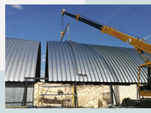 Реконструкция ангаров в Пушкине от 649 руб.