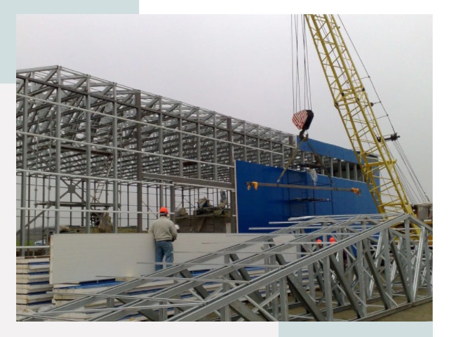 Монтаж ангаров в Пушкине