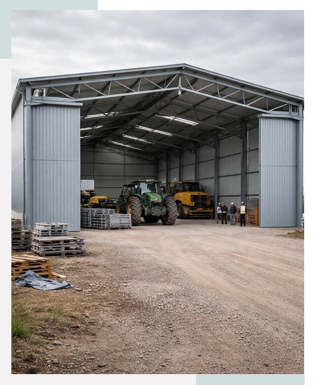 Ангары для сельхозтехники в Пушкине от 21634 р. | СтальСтрой-Пшн