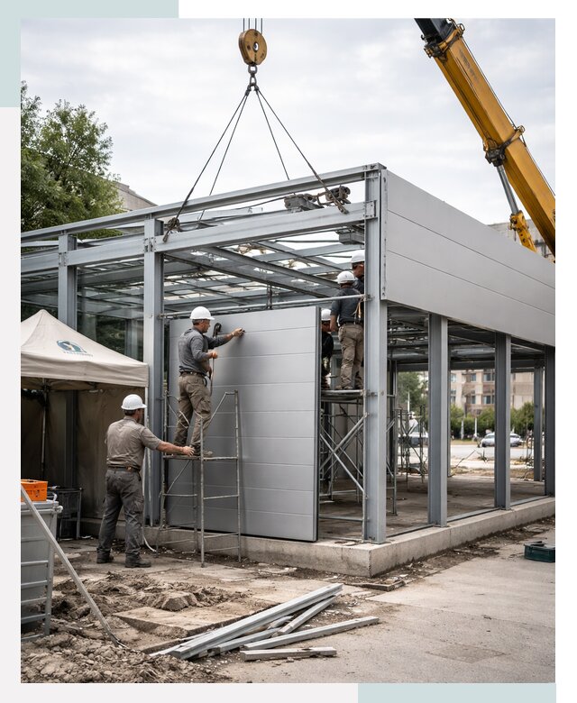 СтальСтрой-Пшн: торговый павильон под ключ в Пушкине от 37860 р.