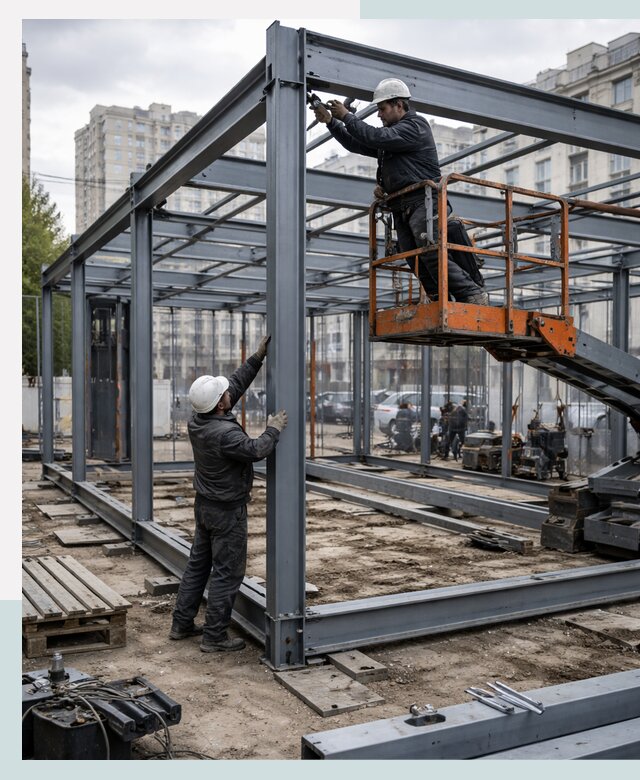 Строительство и монтаж торговых павильонов под ключ в Пушкине