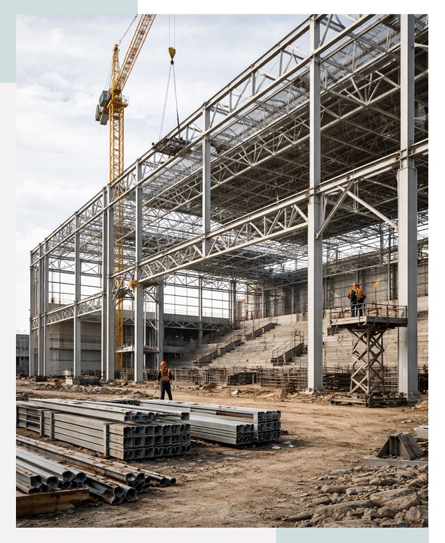 Строительство спортивных комплексов в Пушкине от 32451 р. | СтальСтрой-Пшн